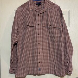 Patagonia Men's Tan‎ Checkered Shirt
